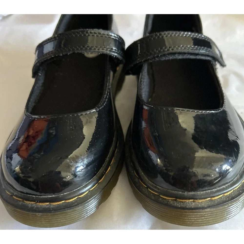 Girls Dr Martens Maccy Airwair Leather Mary Jane's Size 1 Euro 32
